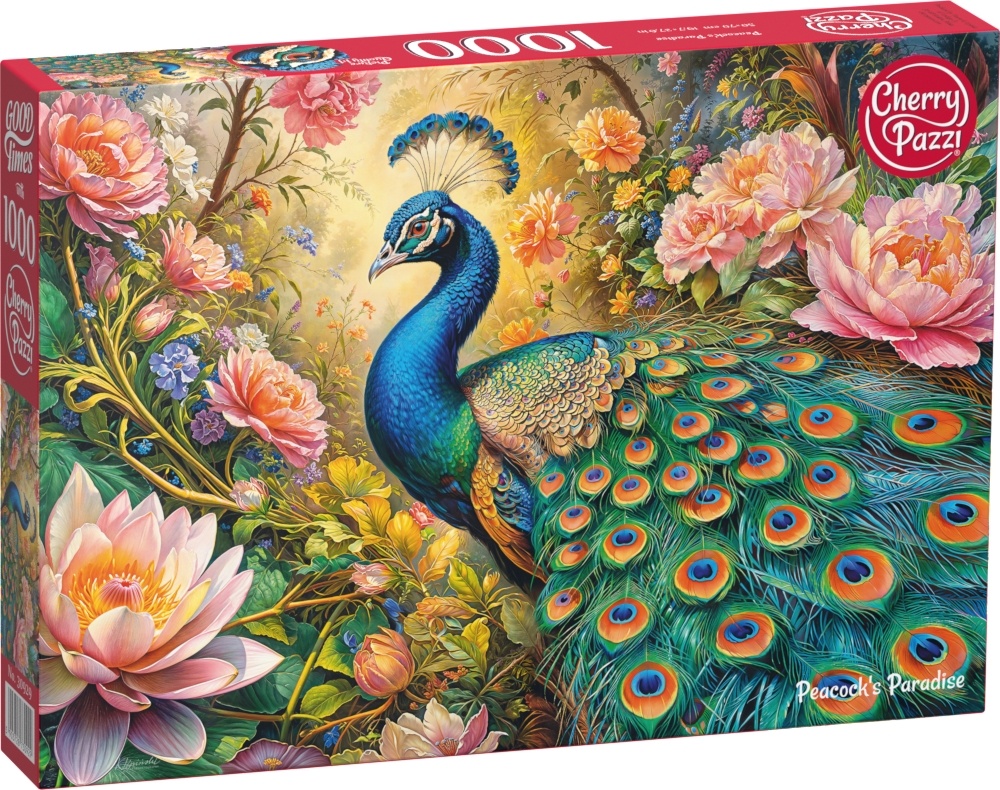 Peacock's Paradise Puzzel 1000 Stukjes