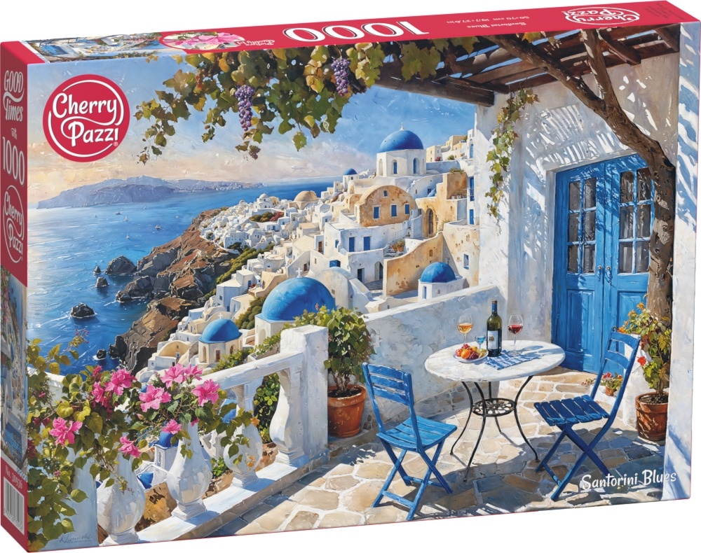 Santorini Blues Puzzel 1000 Stukjes