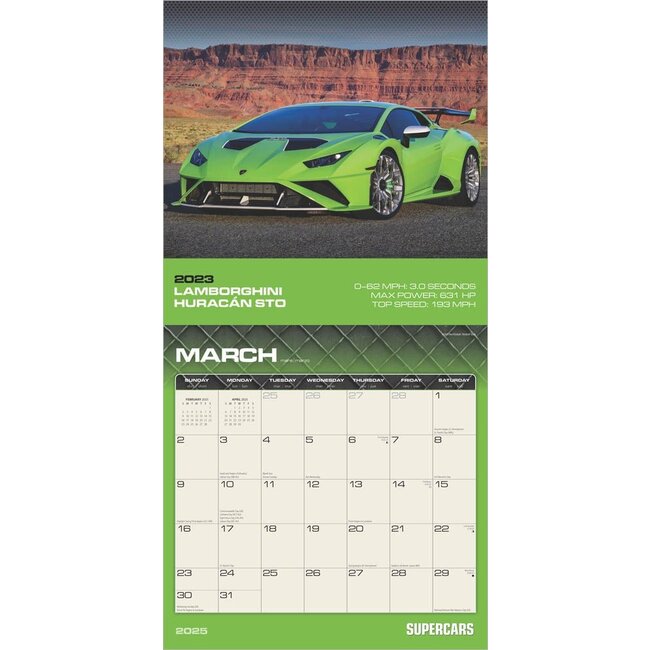 Buying Supercars Calendar 2025? Order online quickly and easily