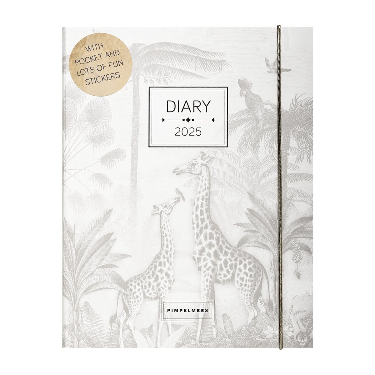 Pimpelmees diary 2025 Mono Pencil grey