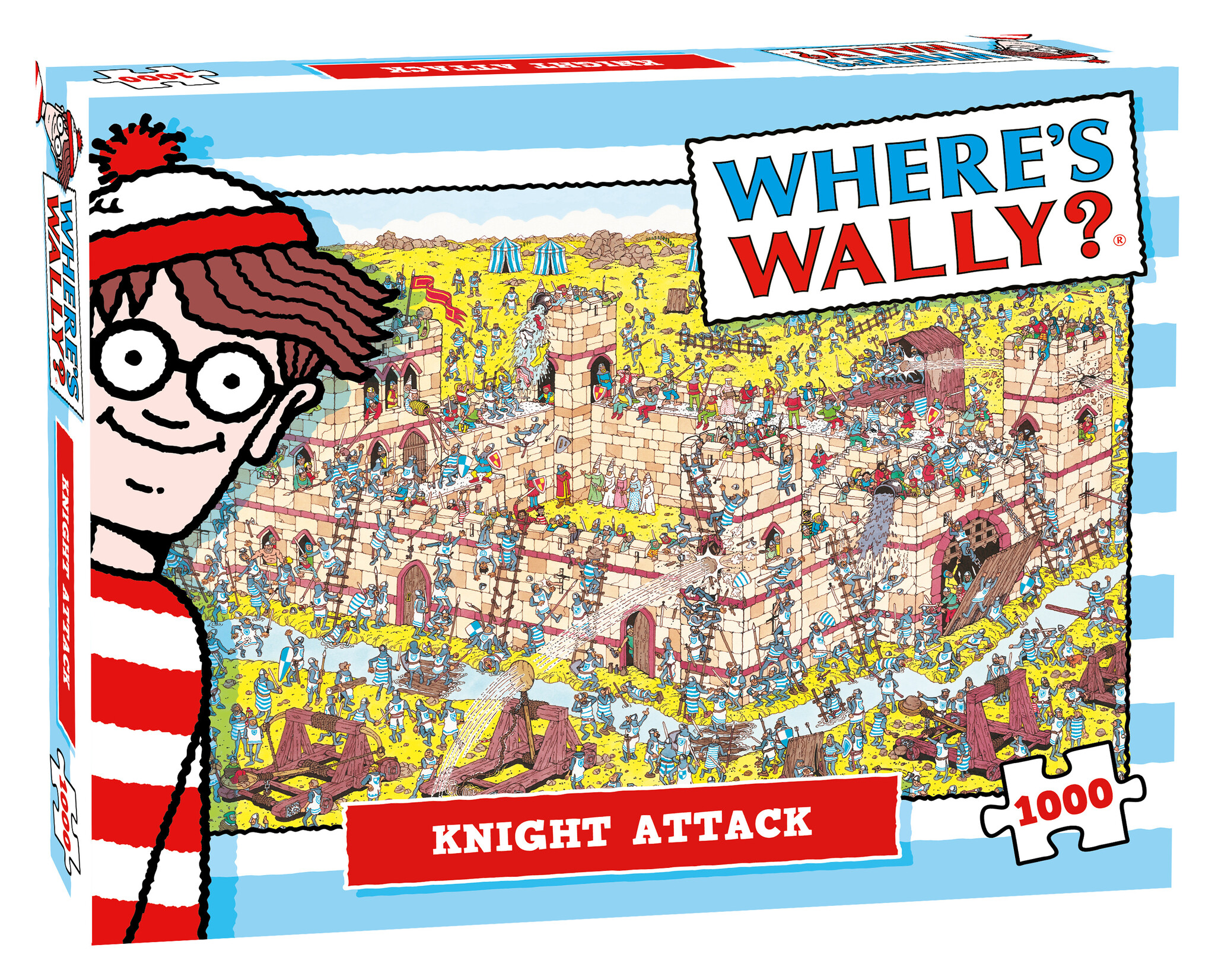 Puzzel Where's Wally Knight Attack 1000 stukjes