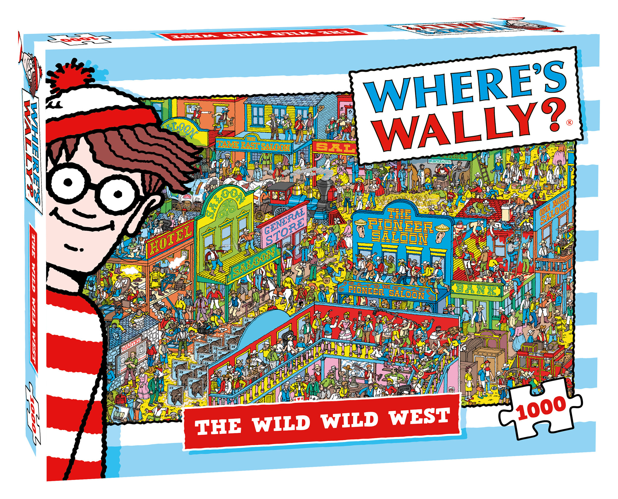 Where's Wally Wild West Puzzel 1000 Stukjes