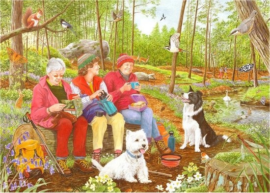 House of Puzzles Time For a Cuppa - 1000 Piece Jigsaw Puzzle