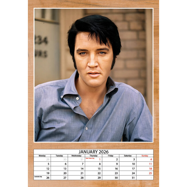 Buying Elvis Presley Calendar 2026 simply order online