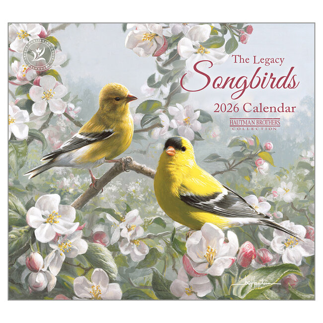 Comprar el Calendario Songbirds 2026 Legado Obra de arte de los