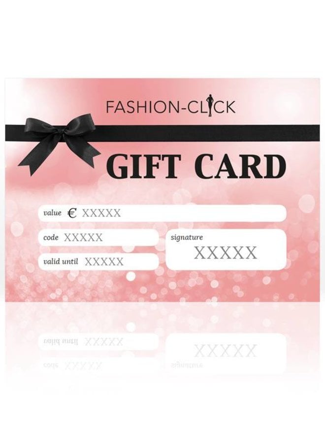 Fashion-Click gift card €75,-