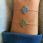 Armband  Blue Cactus