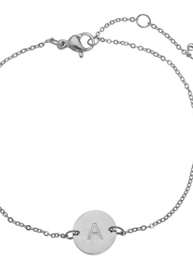 Armband  Own Letter Zilver