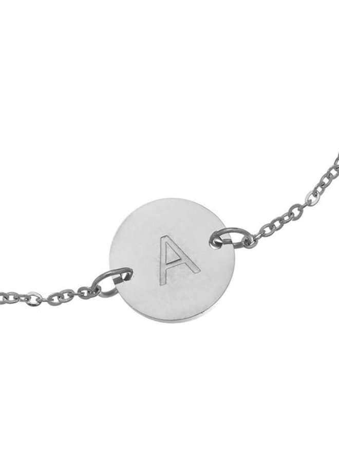 Armband  Own Letter Zilver