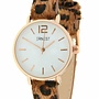 Ernest Horloge Leopard Brown Rose Mini