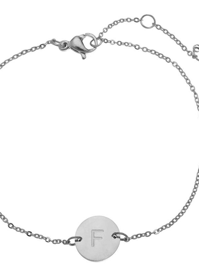Armband  Own Letter Zilver