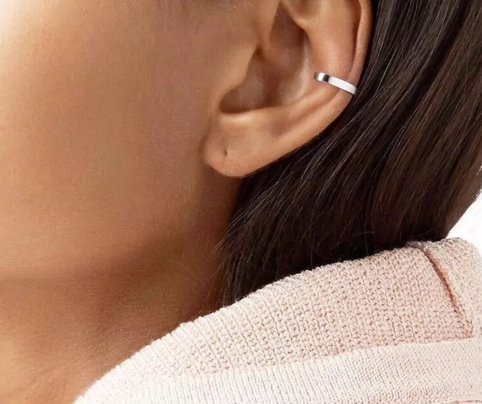 Earcuffs zonder gaatje classic minimalistisch zilver