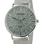 Horloge Glitter Zilver