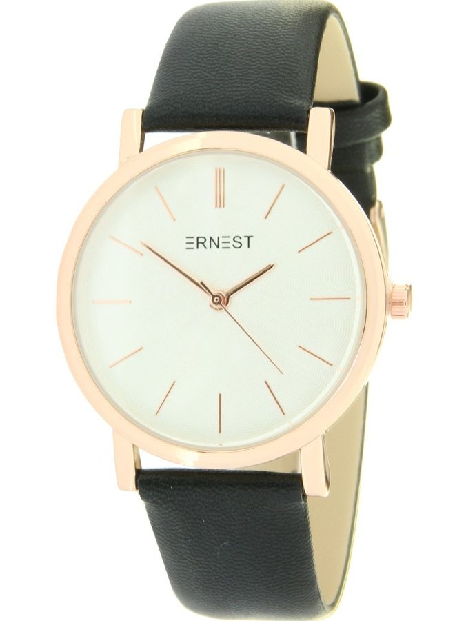 Ernest Horloge Minimalist Zwart