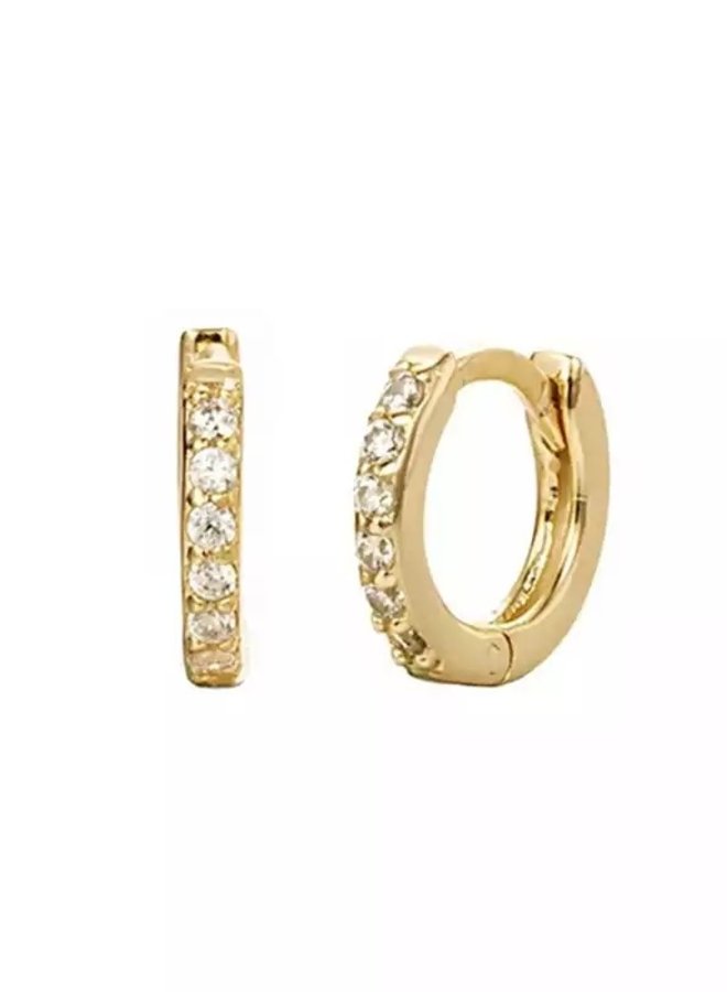 Oorbellen Little Zircon Hoops