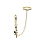 Oorbel Snake & Chain