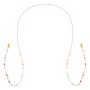 Zonnebrilkoord Pink Beads & Hearts