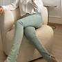 Split Legging Suedine Mint