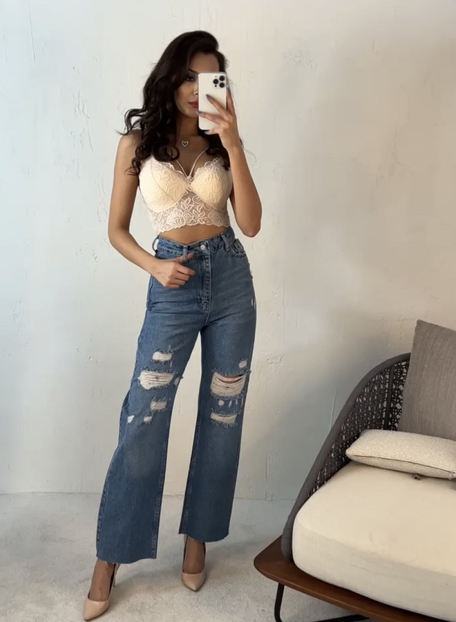My Favorite Cut Out Jeans