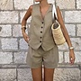 2 Delige Set Gilet + Korte broek