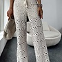 Crochet Broek Beige