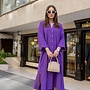 Lange Blouse Jurk Paars
