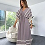 Maxi Jurk Boho Fringe
