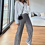 Broek My Favorite Sequin Pants Silver