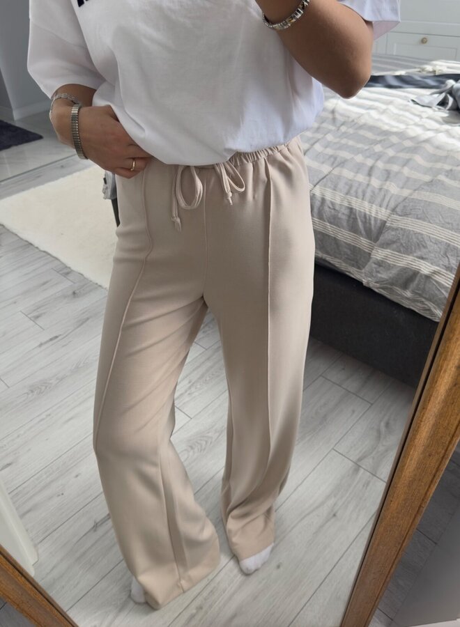 Broek Just A Perfect Comfy Pants Beige