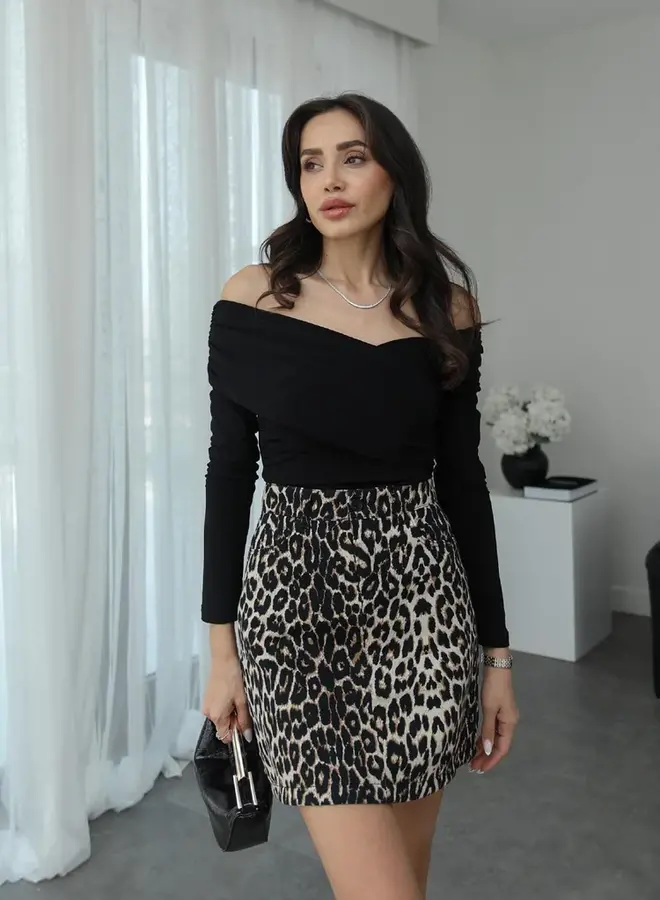 Mini Rok Leopard