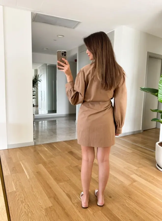 Jurk Aïda Camel