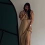 Maxi Jurk Venus Camel