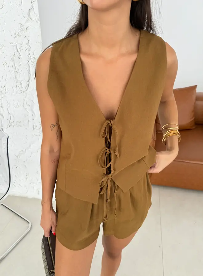 2 Delige Set Tulum Camel