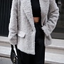 The Softest Blazer Coat Ever Grey