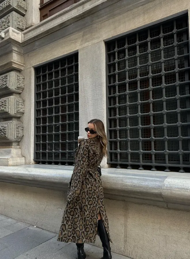 Mantel Jas  Leopard