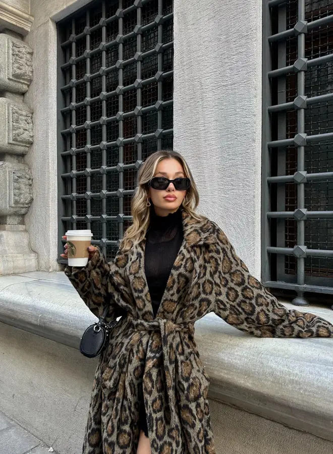 Mantel Jas  Leopard