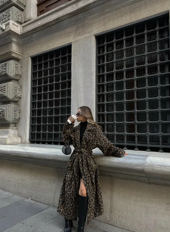 Mantel Jas  Leopard