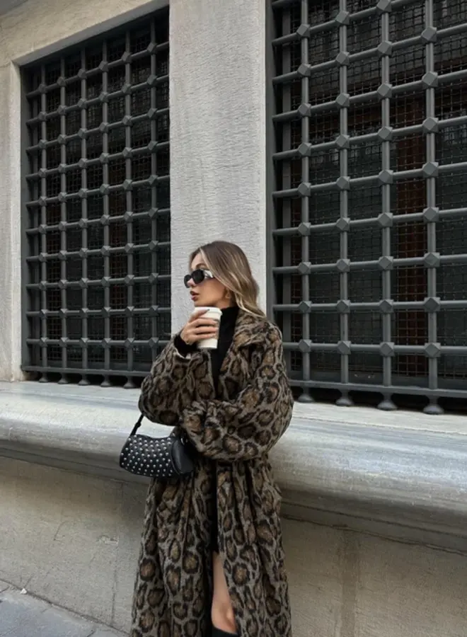 Mantel Jas  Leopard