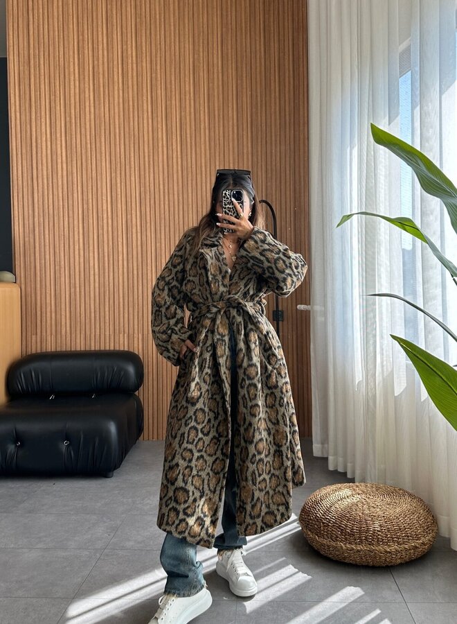 Mantel Jas  Leopard