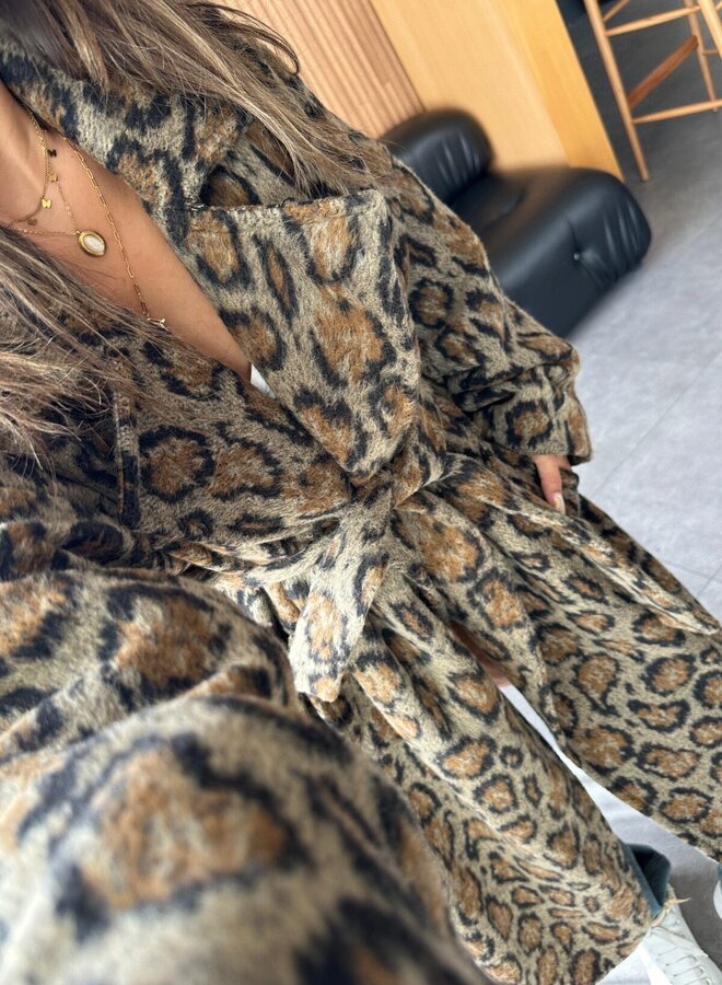 Mantel Jas  Leopard