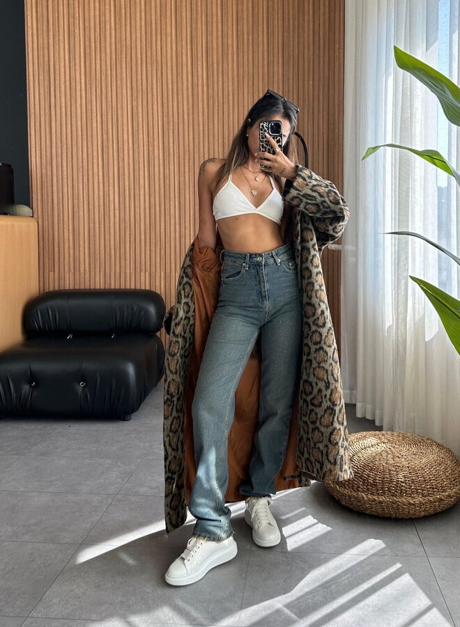 Mantel Jas  Leopard
