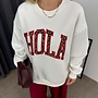 Sweater Hola Leopard Wit