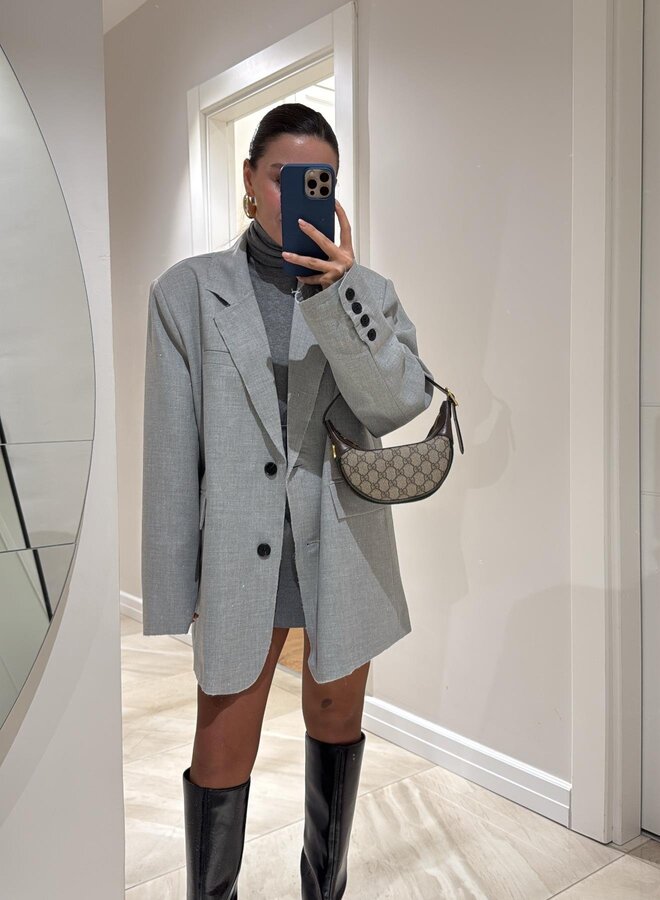 Colbert / Blazer Subtile Strass Licht Grijs