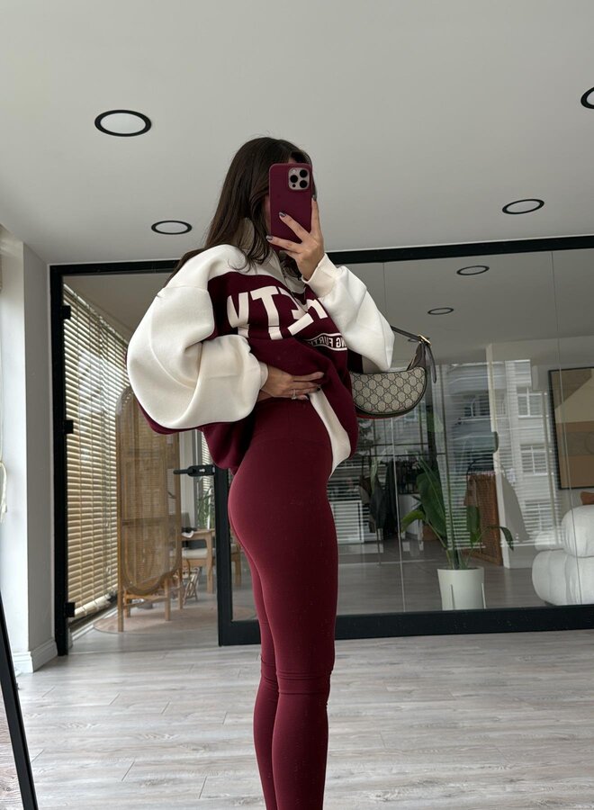 Legging Burgundy It Is