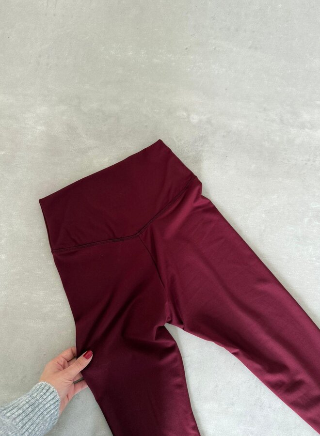 Legging Burgundy It Is