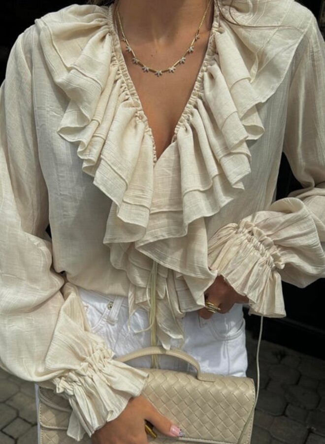 Blouse Wild Romance Ecru