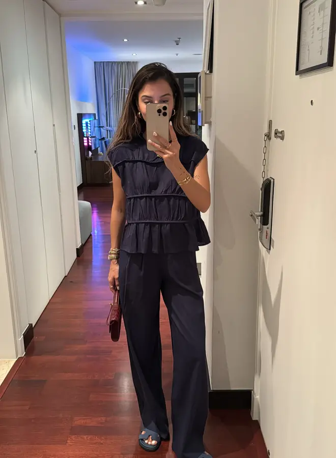2 Delige Set Emma Donkerblauw