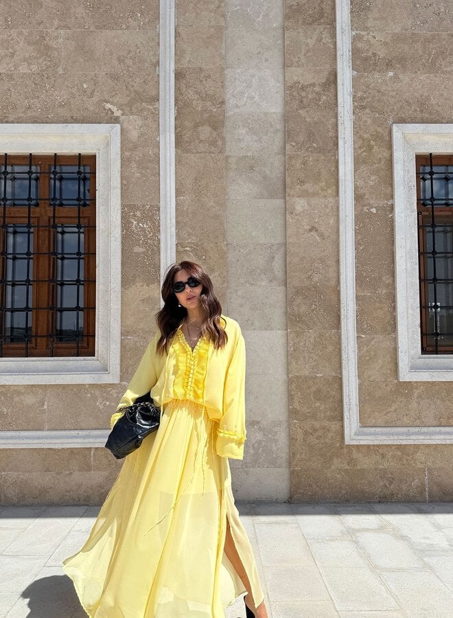 2 Delige Set Viral Yellow