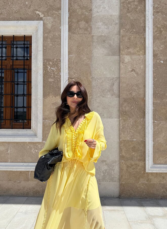 2 Delige Set Viral Yellow