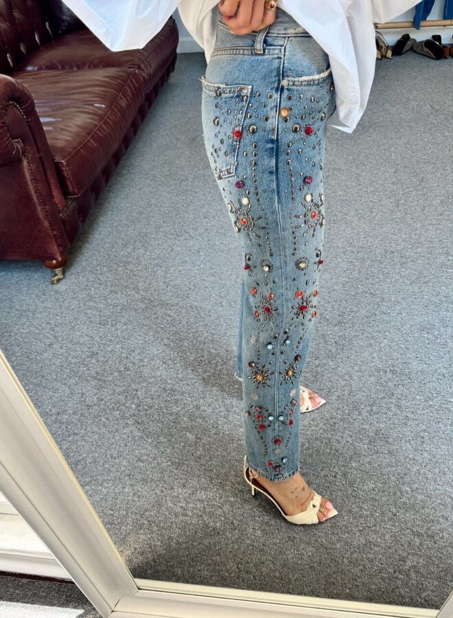 Jeans Festive Stones